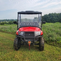 3 Star Two Piece Front Windshield w/ Adjustable Vents and Hard Coating - 2013-22 Coleman Outfitter, Hisun HS