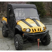 3 Star Two Piece Front Windshield w/ Adjustable Vents and Hard Coating - 2015-19 Cub Cadet Challenger 500, 700