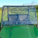 3 Star Two Piece Front Windshield w/ Adjustable Vents and Hard Coating - 2019-25 Kawasaki Mule Pro-MX