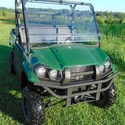3 Star Two Piece Front Windshield w/ Adjustable Vents and Hard Coating - 2019-25 Kawasaki Mule Pro-MX