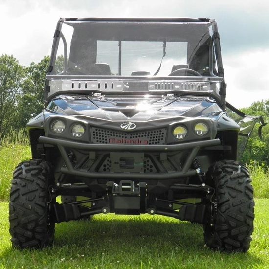 3 Star Two Piece Front Windshield w/ MR10 Hard Coating - 2015-19 Mahindra mPact XTV 750, 1000