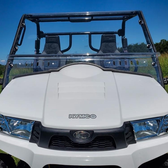 3 Star Two Piece Front Windshield w/ MR10 Hard Coating - 2018-23 Kymco UXV 700