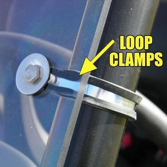 3 Star Vented Hard Rear Windshield - 2012-20 John Deere Gator RSX - alt image 1