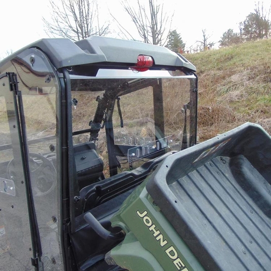 3 Star Vented Hard Rear Windshield - 2012-22 John Deere Gator XUV 550, 560, 590 - alt image 0