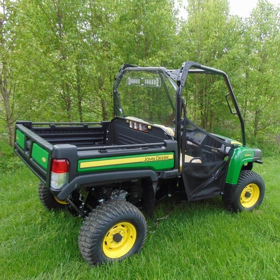 3 Star Vented Hard Rear Windshield - 2013-22 John Deere Gator XUV 825, 855