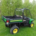 3 Star Vented Hard Rear Windshield - 2013-22 John Deere Gator XUV 825, 855