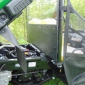3 Star Vented Hard Rear Windshield - 2013-22 John Deere Gator XUV 825, 855