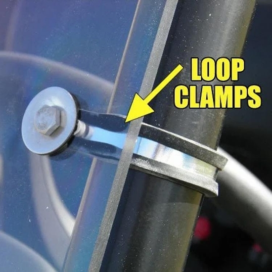 3 Star Vented Hard Rear Windshield - 2015-16 John Deere Gator XUV, HPX - alt image 1