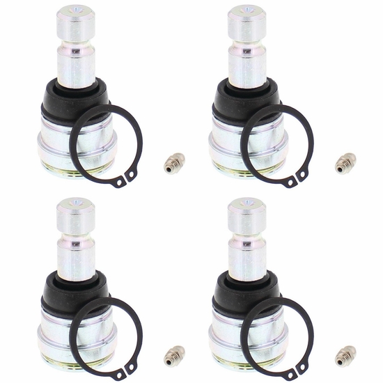 All Balls Racing Heavy Duty Upper and Lower Ball Joints - 2014-19 Polaris RZR XP 1000, XP Turbo, S 1000, 900, S 900