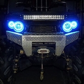 Angel Eye LED Headlight Kit by Snorkel Your ATV - 2005-11 Kawasaki Brute Force 650i, 750i