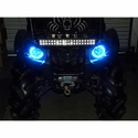 Angel Eye LED Headlight Kit by Snorkel Your ATV - 2007-15 Yamaha Grizzly