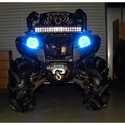 Angel Eye LED Headlight Kit by Snorkel Your ATV - 2007-15 Yamaha Grizzly