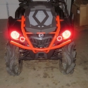 Angel Eye LED Headlight Kit by Snorkel Your ATV - 2015-16 Can-Am Outlander 450, 500, 570