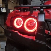 Angel Eye LED Headlight Kit by Snorkel Your ATV - 2015-22 Hisun Forge 400