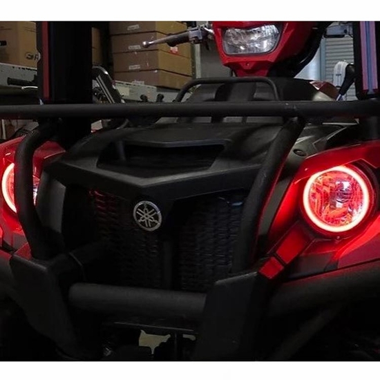 Angel Eye LED Headlight Kit by Snorkel Your ATV - 2016-22 Yamaha Grizzly - alt image 0