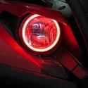 Angel Eye LED Headlight Kit by Snorkel Your ATV - 2016-22 Yamaha Grizzly
