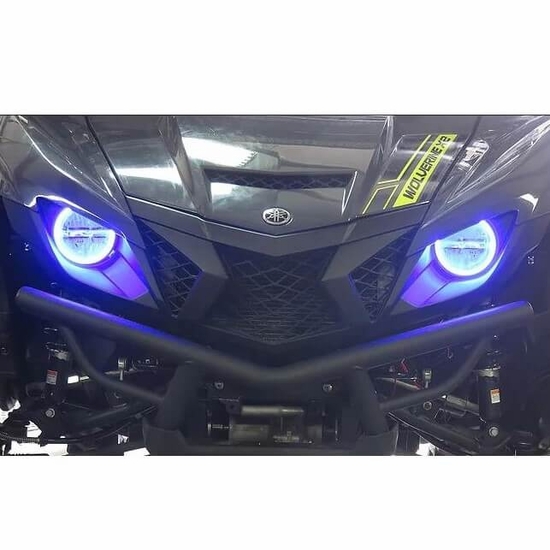 Angel Eye LED Headlight Kit by Snorkel Your ATV - 2018-22 Yamaha Wolverine X2, X4