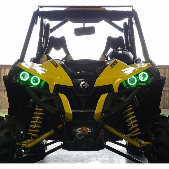 Angel Eye LED Headlight Kit by Snorkel Your ATV - Can Am Maverick - alt image 0