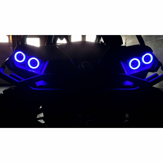 Angel Eye LED Headlight Kit by Snorkel Your ATV - Can Am Renegade - alt image 3