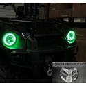 Angel Eye LED Headlight Kit by Snorkel Your ATV - Kawasaki Brute Force 300