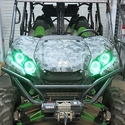 Angel Eye LED Headlight Kit by Snorkel Your ATV - Kawasaki Teryx