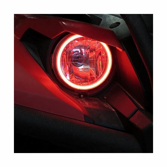 Angel Eye LED Headlight Kit by Snorkel Your ATV - Yamaha Kodiak 700