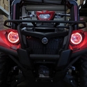 Angel Eye LED Headlight Kit by Snorkel Your ATV - Yamaha Kodiak 700