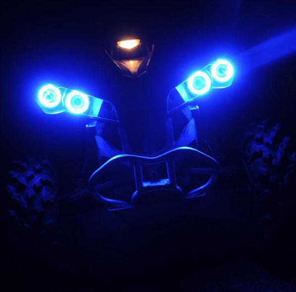 thumbnail image 2 of Angel Halo Eye Projector Headlights With Built-In LED/HID Bulbs For Can-Am 2 of 6