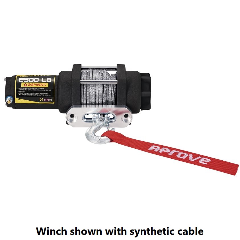 Aprove 2500 lb. UTV Winch Side by Side Stuff