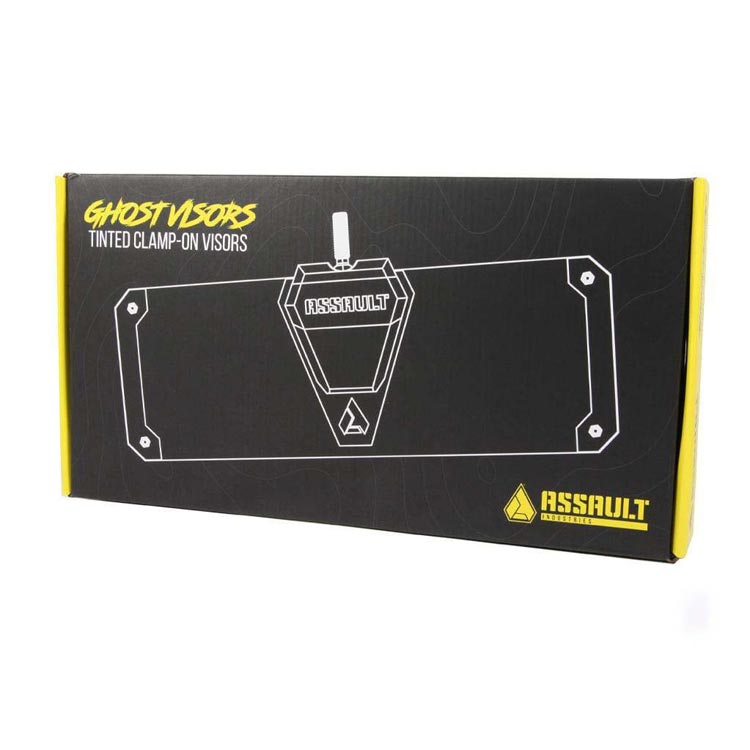 Ghost Tinted Sun Visors w/ 1.75" Clamp Side By Side Stuff