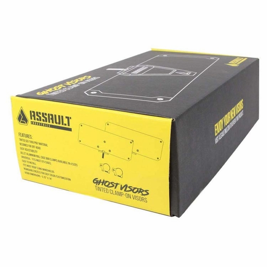 Ghost Tinted Sun Visor w/ 1.875" Clamp Side By Side Stuff