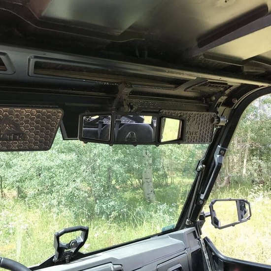 ATV-Tek Elite Series Universal Rear View Mirror w/ Dual Blindspot - alt image 0