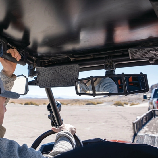 ATV-Tek Elite Series Universal Rear View Mirror w/ Dual Blindspot - alt image 3