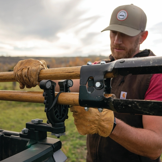 ATV-Tek Single FlexGrip Wedgelock Pro Gun and Tool Mount - Polaris Lock & Ride - alt image 2