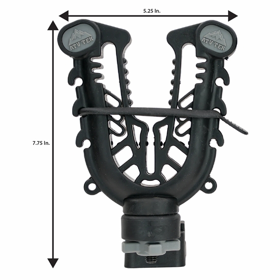ATV-Tek Single FlexGrip Wedgelock Pro Gun and Tool Mount - Polaris Lock & Ride - alt image 7