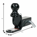 ATV-Tek Trio HD 2 Inch Hitch w/ 2 Inch Ball Mount