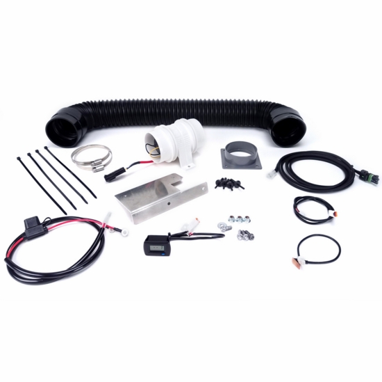Auxiliary Fan Kit by Design Engineering - 2016-24 Honda Pioneer 1000