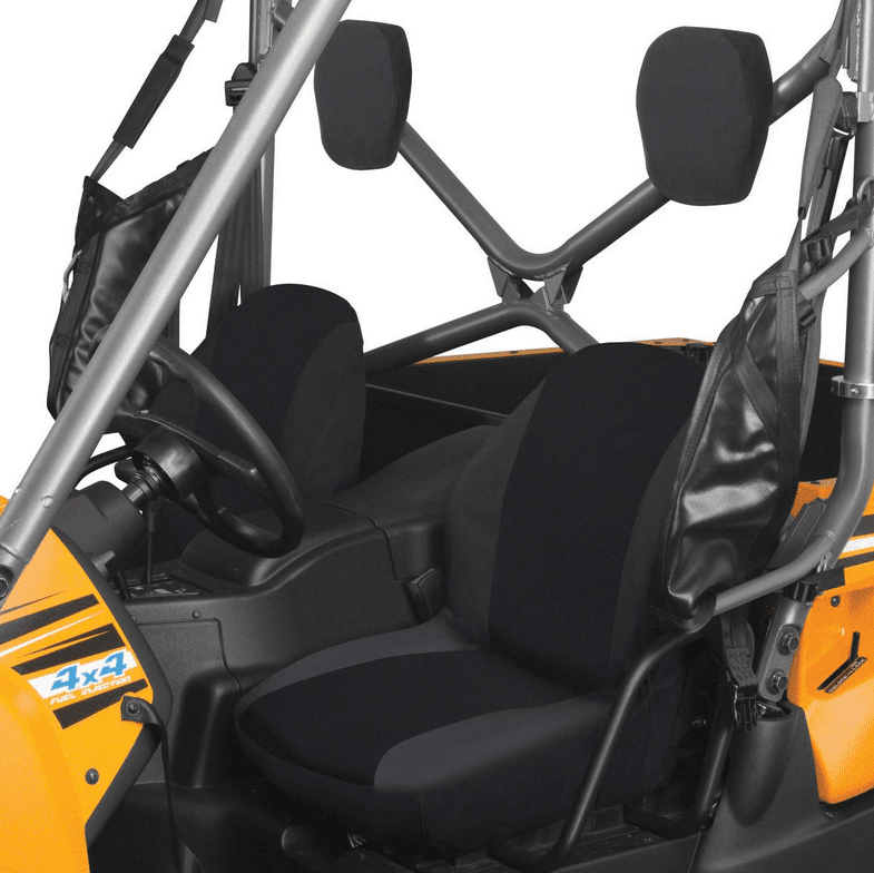 Black UTV Seat Covers for Yamaha Rhino Side by Side Stuff