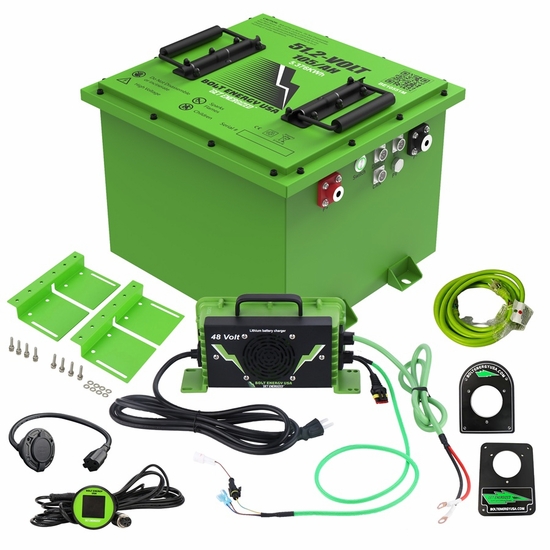 Bolt Energy 51V 105AH Heated Lithium Standard Conversion Kit - Polaris Ranger EV