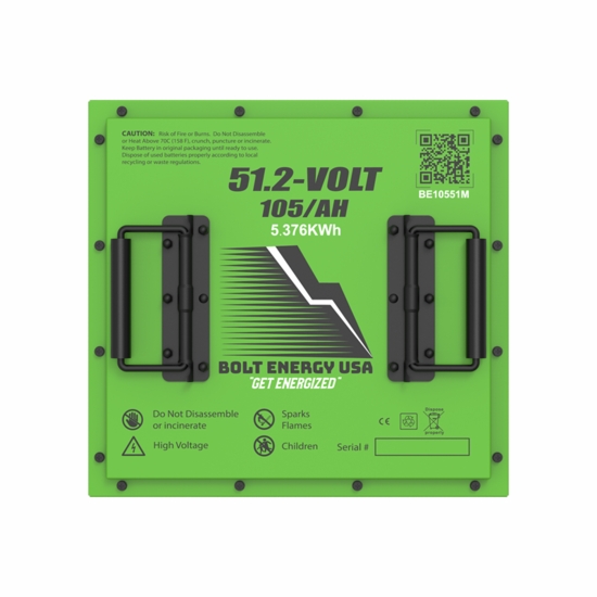 Bolt Energy 51V 105AH Heated Lithium Standard Conversion Kit - Polaris Ranger EV - alt image 1