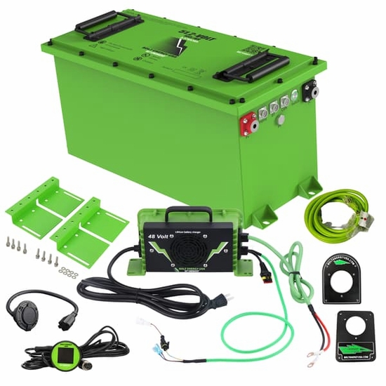 Bolt Energy 51V 105AH Heated Thin Lithium Standard Conversion Kit - Polaris Ranger EV