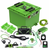 Bolt Energy 51V 105AH Lithium Professional Conversion Kit - Polaris Ranger EV