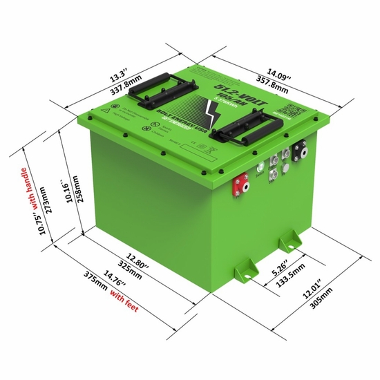 Bolt Energy Lithium 51V 105AH Conversion Kit - Polaris Ranger EV - alt image 4