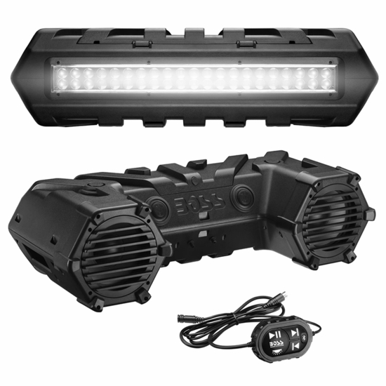 Boss Bluetooth, Amplified All-Terrain Sound System w/ LED Light Bar - alt image 0