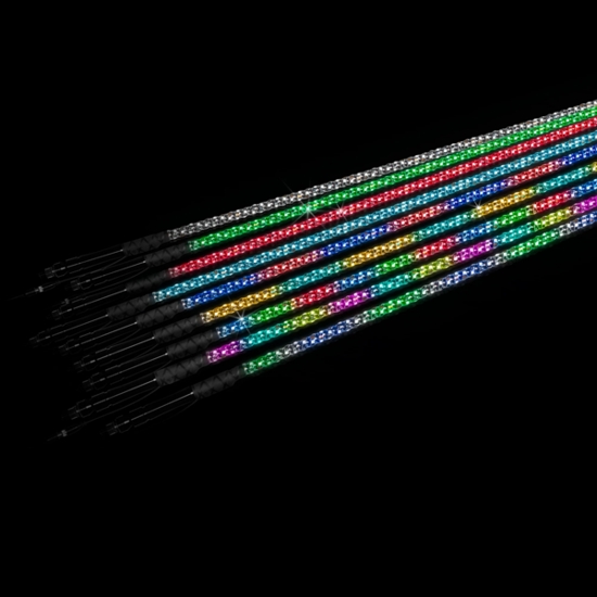 Boss Four Foot RGB Wrapped LED Whip - alt image 2