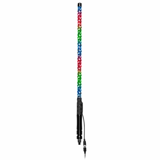Boss Two Foot RGB LED Wrapped Whip - alt image 0