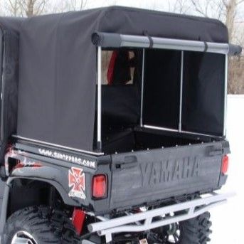 Black Battery Cover Box Lid For Yamaha Rhino 450 (2006-2009) & Rhino 660 (2004-2007)