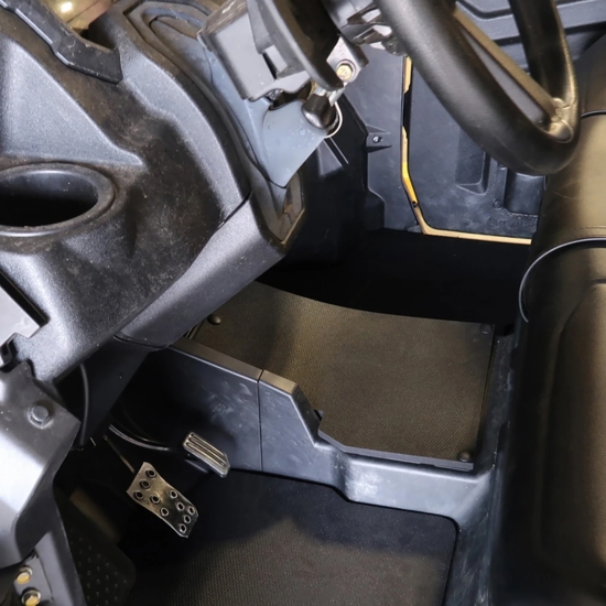 Center Floor Mat by Design Engineering - Honda Pioneer 1000-3 - alt image 2