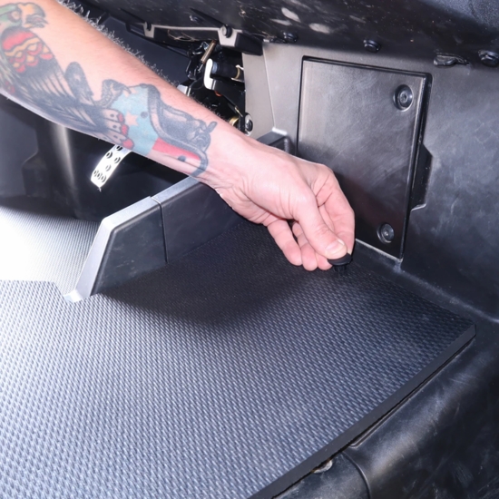 Center Floor Mat by Design Engineering - Honda Pioneer 1000-3 - alt image 3