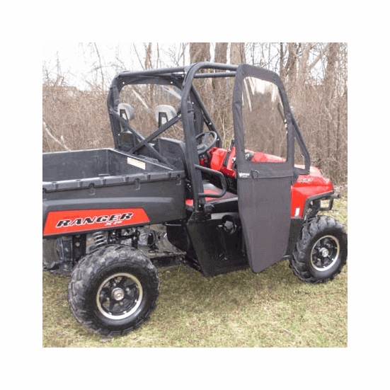 ShockPros Convertible Full, Half Hinged Doors - 2009-14 Full Size Polaris Ranger XP 700, XP 800 and 2016-24 570 - alt image 2